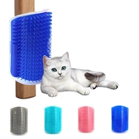 dayday pet supplies corner pet brush comb play cat toy plastic scratch bristles arch massager self grooming cat scratcher 1pc