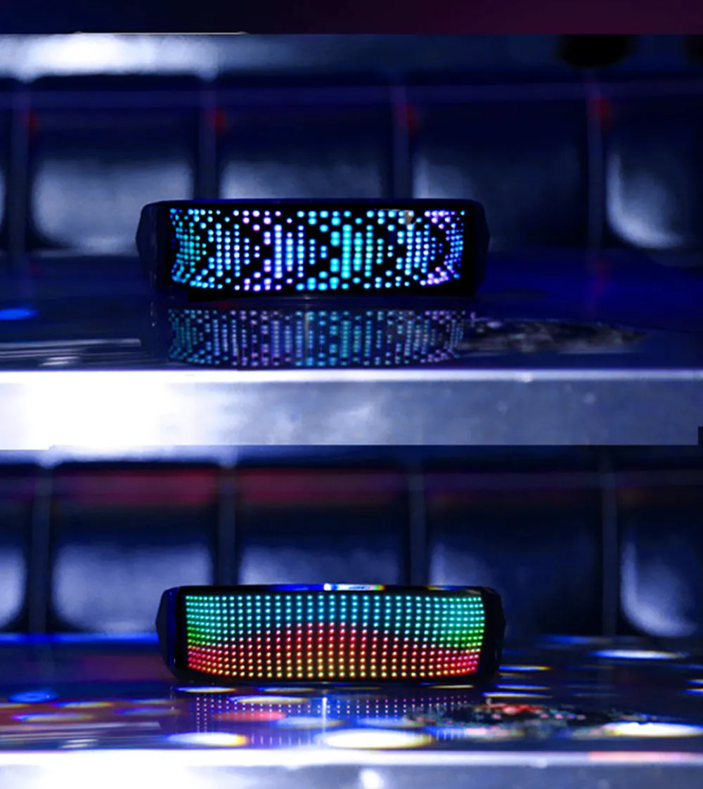 Новейшие светящиеся Bluetooth светодиодные очки перезаряжаемые управление через