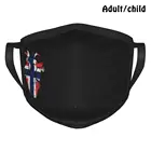 Норвежская маска для лица с изображением флага сердца многоразовая маска для лица с защитой от пыли для самостоятельного использования защитная маска для лица для безопасности дыхательных путей