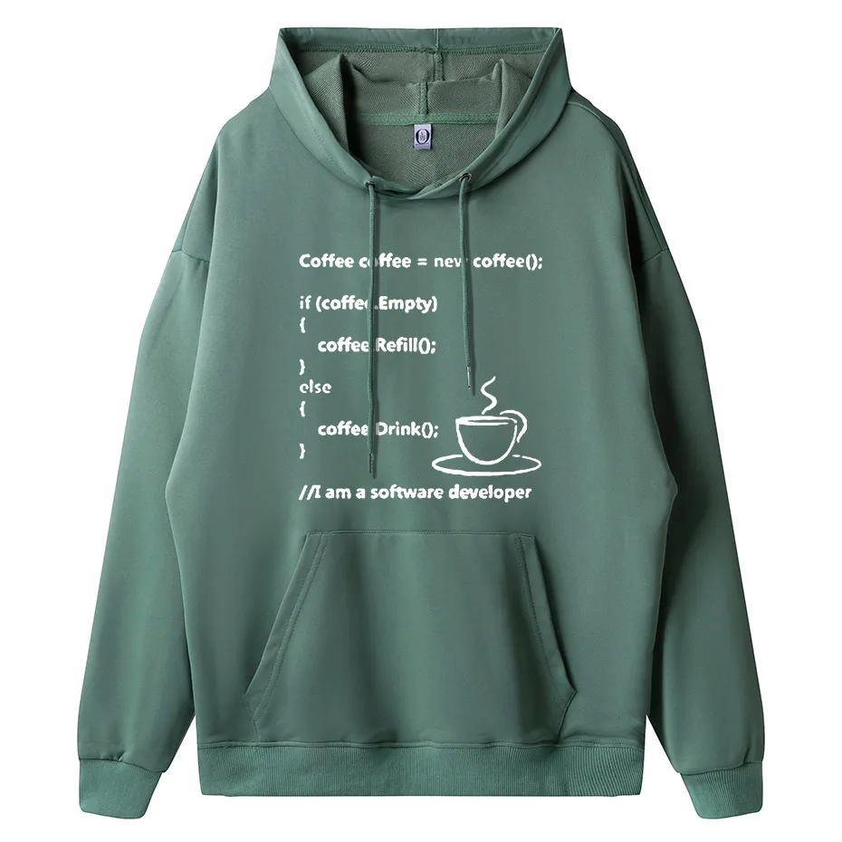 

Programmer Coding Shirt Geek Style Casual Fit Men Plus Size Cotton Print long Sleeve Hoodies, Sweatshirts