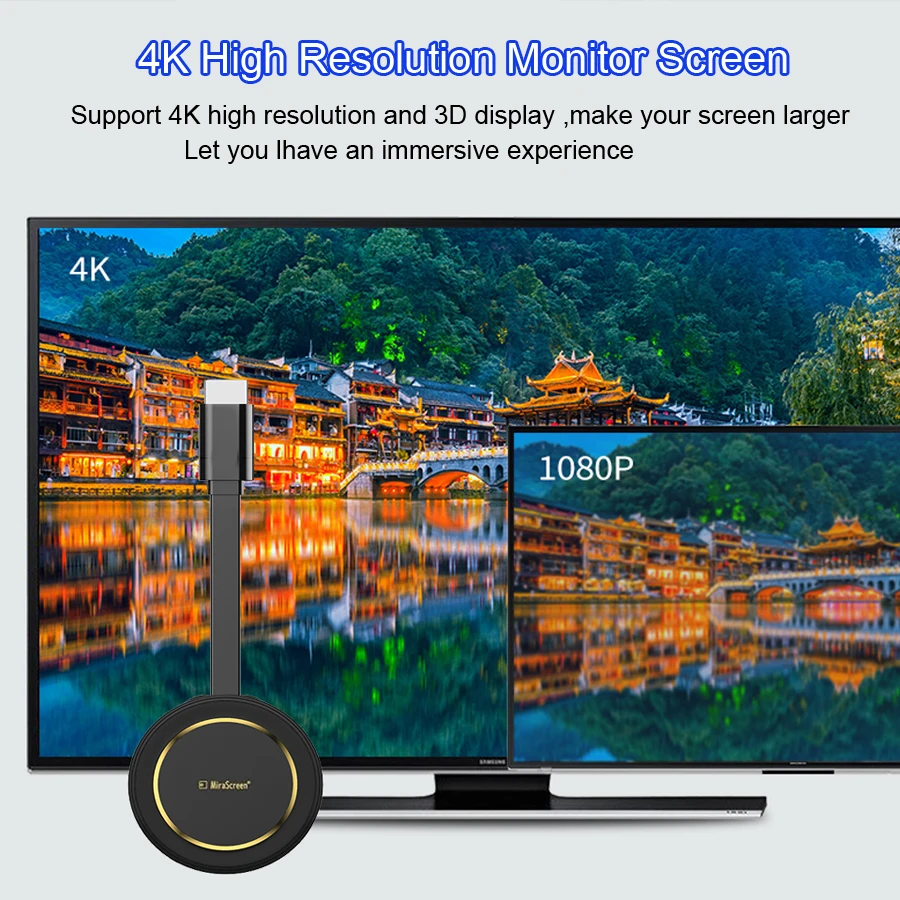 Mirascreen G14 2 4G/5G Miracast 4K беспроводной DLNA AirPlay TV Stick Wifi Дисплей Mirrorr Dongle приемник для IOS