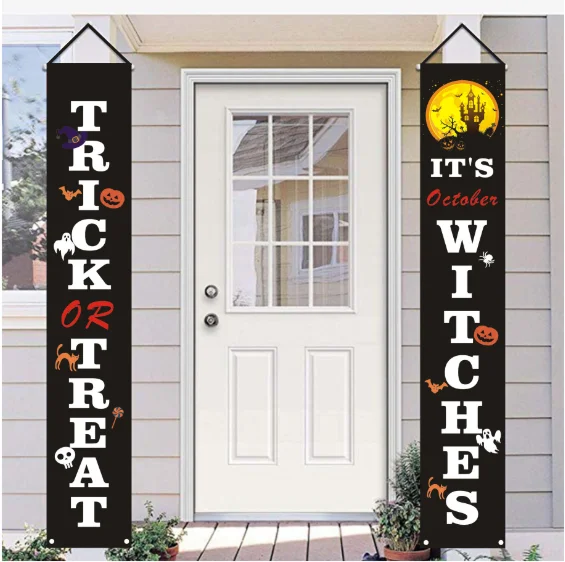 32 см * 180 Хэллоуин декоративные баннеры для крыльца украшение входной двери | Дом и