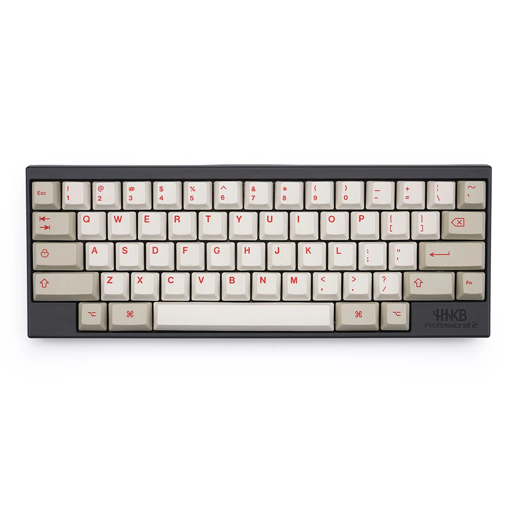 60 клавиш PBT Key cap s для HHKB Cap acitive Keyboard серый белый красный цвет сублимационная