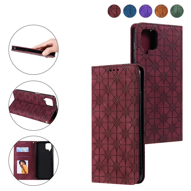 

Solid Color Wallet Case For Samsung Galaxy A42 A41 A32 A31 A30 A22 A21 A20 A12 A11 A10 A03S A02 S 5G Ultra Thin Card Slot Cases