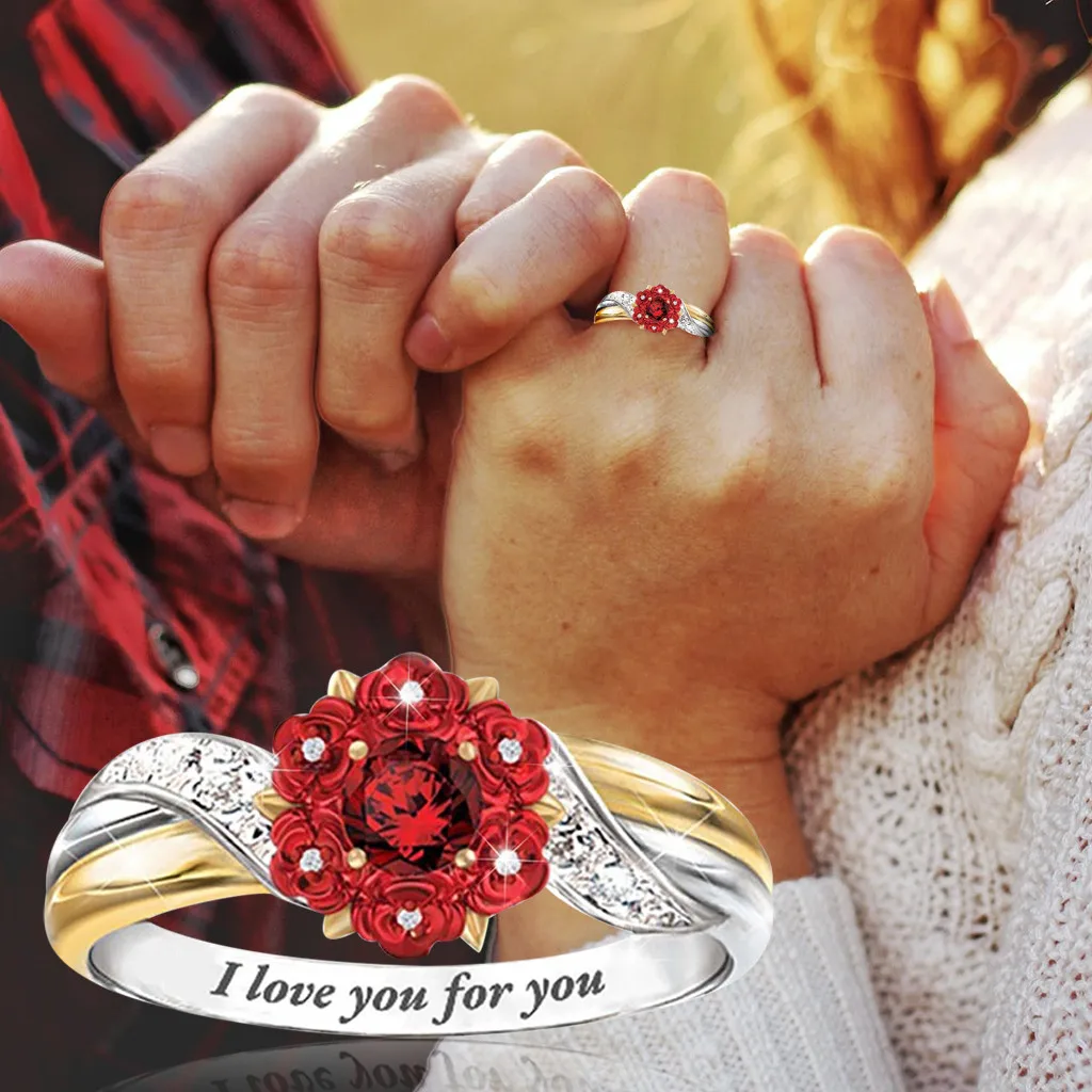 Женское Обручальное кольцо с регулируемыми цветами размеры 6-10 | Украшения и