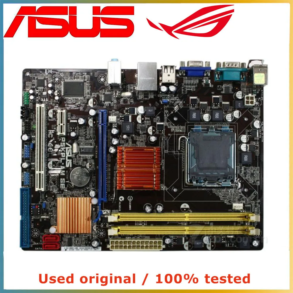 Для процессора Intel G31 LGA 775 для ASUS P5KPL-AM SE материнская плата компьютерная розетка