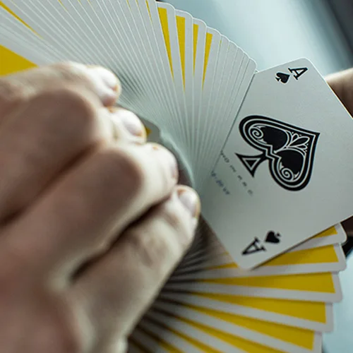 Колода карт современные тактильные самородки Джерри (желтые) игральные карты |