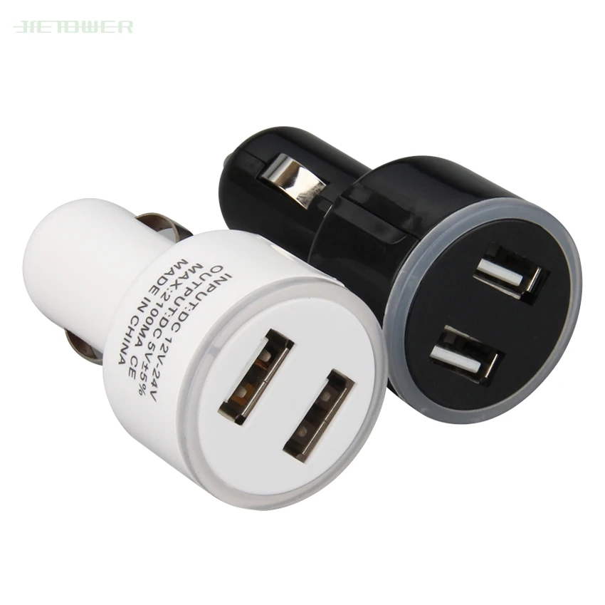 200 шт. автомобильное зарядное устройство с 2USB-портами и светодиодной подсветкой |