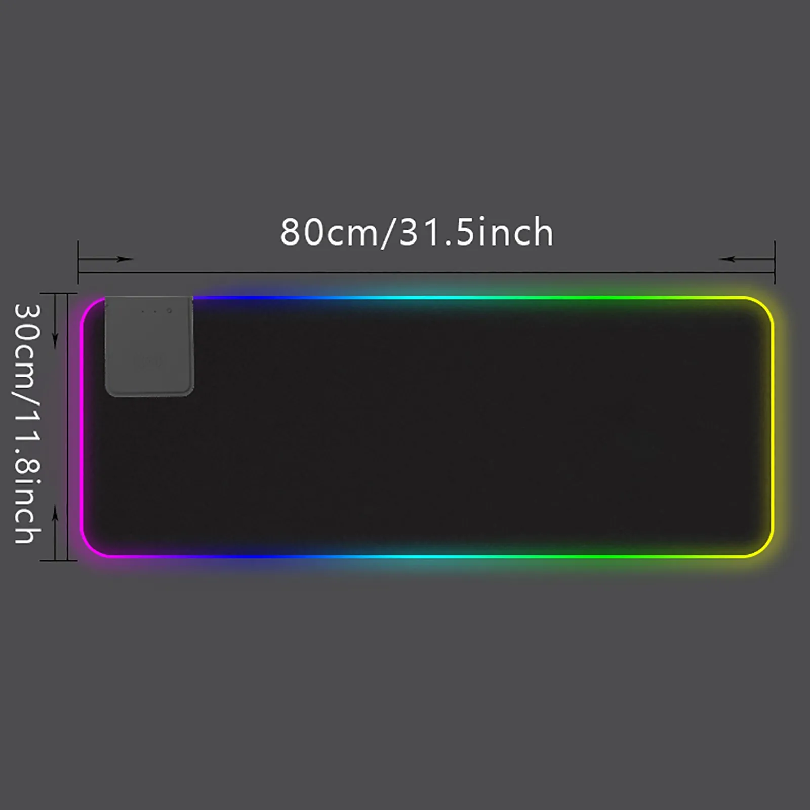 

Three-Sided Luminous Wireless Charging Mouse Pad Led Light Colorful RGB Luminous Mouse Pad Extra Large Gaming Mouse Mat