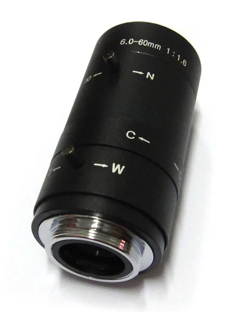 

HD 1/3" CS 6-60mm CCTV Lens IR F1.6 Aperture Focal Manual Iris for IP CCD Camera