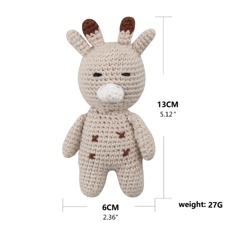 Кавайная подвесная кукла крючком мягкая хлопчатобумажная вязаная подвеска