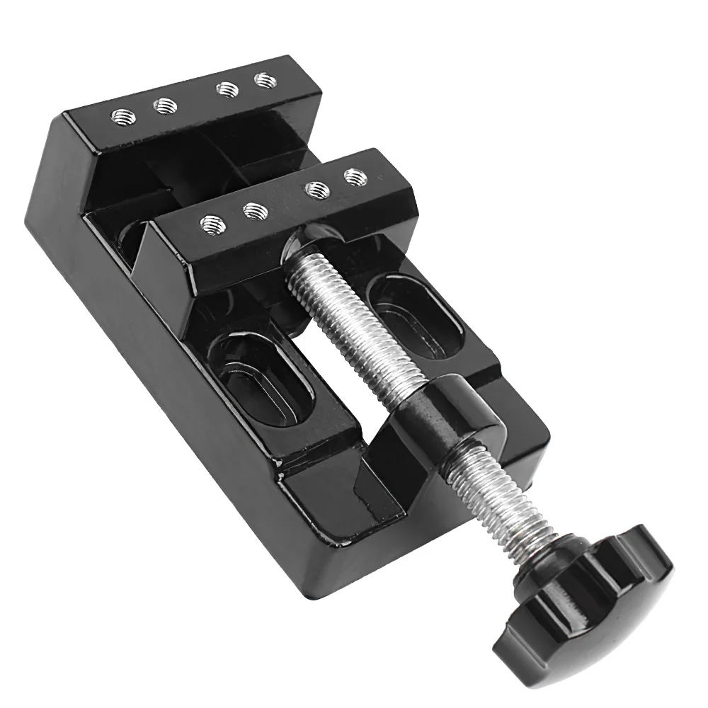 Струбцина Mini Jaw для стола, 57 мм, регулируемая для сверлильного пресса, ремонта деревообрабатывающих инструментов и резьбы по дереву.