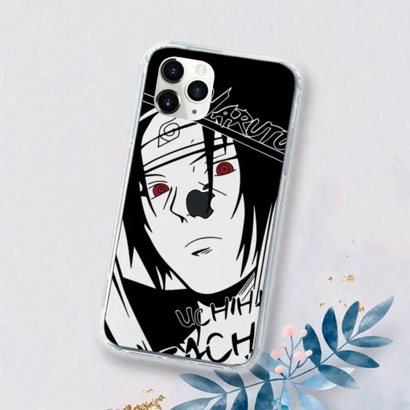

Naruto Uchiha Itachi Kakashi Anime Phone Case Transparent for iPhone 11 12 mini pro XS MAX 8 7 6 6S Plus X 5S SE 2020 XR