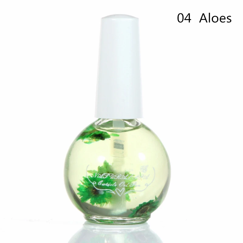04 15ml Dried Flowers Nail Softener Nutritional Oil Cuticle Revitalizer Polish Repair Nail Skin Protector Treatment Nail Art Care - Цвет: 04