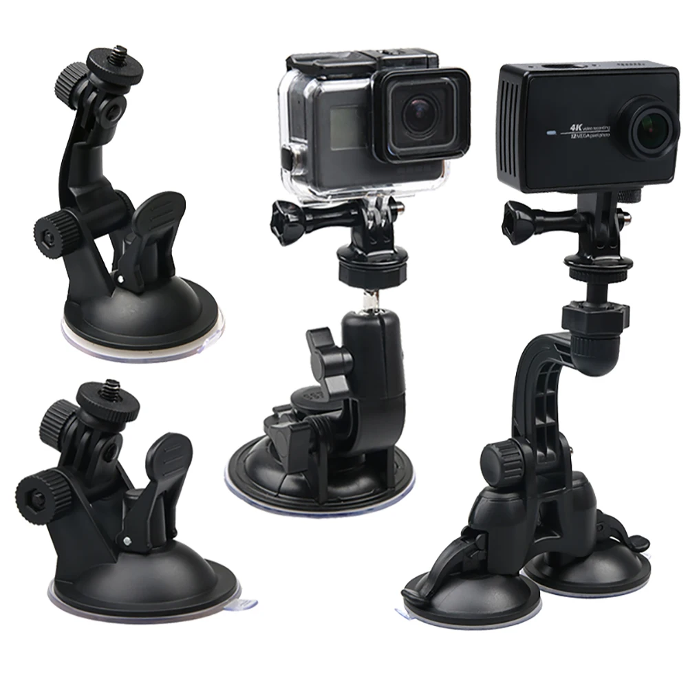 Автомобильный адаптер на присоске RuigPro стеклянный Штатив для Gopro Hero 9 8 7 6 5 4For sjcam