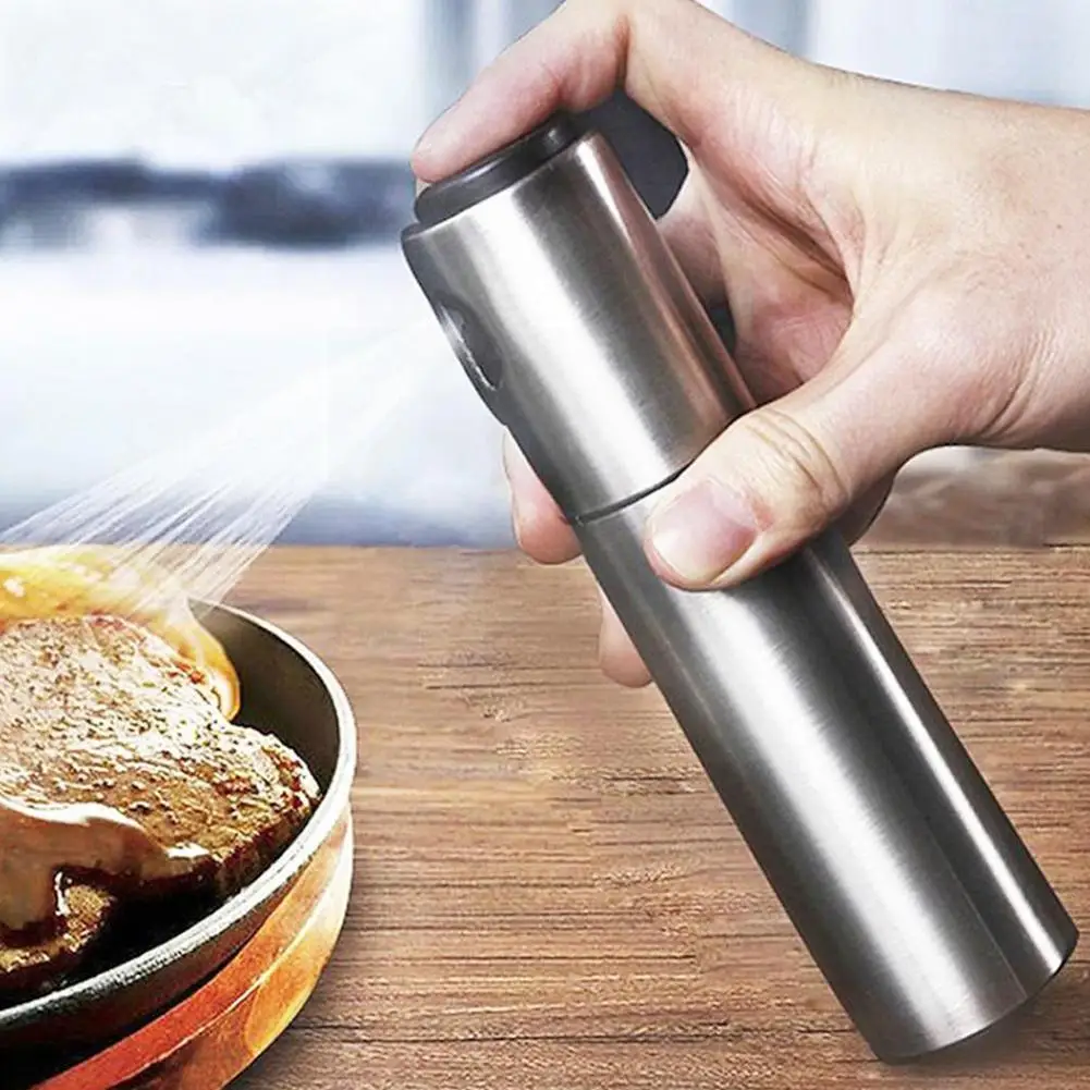 

100ml Olive Oil Spray Bottle Glass For Seasoning Kitchen Baking Kitchen Soy Tools Cooking Sprayer BBQ Tools Sauce Disper Oi P9A2