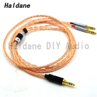 free shipping haldane 8 cores 7n occ single crystal copper headphone upgrade cable for meze 99 classicst1 t5pd600 d7100