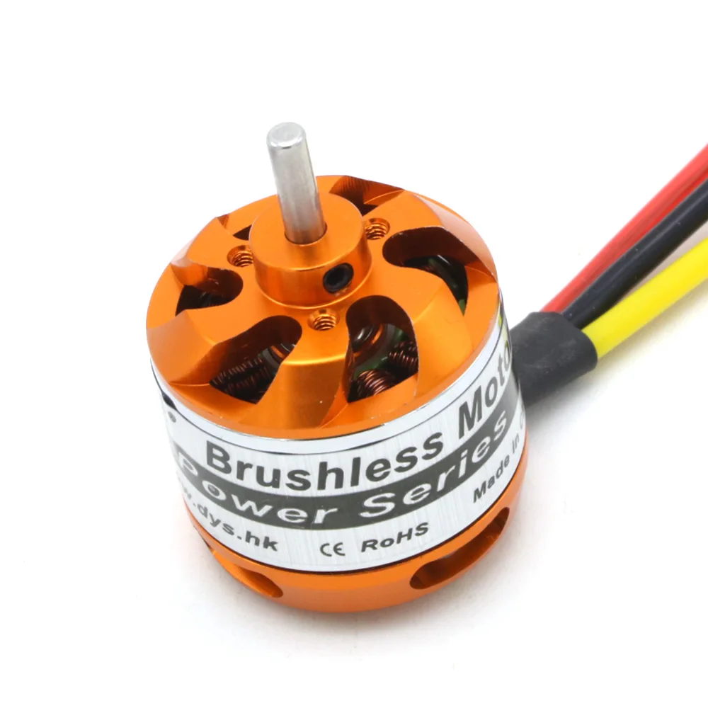 бесщеточный двигатель dys d2826 930kv 1000kv 1400k