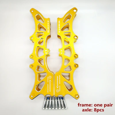 frame one pair Рамка для роликов летучая мышь рамка 3*110 мм 4*80 мм - Цвет: frame one pair