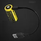 Аккумуляторная литий-ионная батарея NITECORE NL1665R, 650 мАч, 16340 CR123, 3,6 Втч