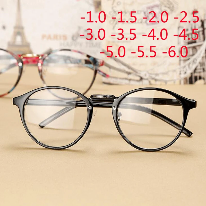 

Retra Round Eye Glasses Men Women Ultra Light Myopia Prescription -1 -1.5 -2 -2.5 To -6.0, Reading Glasses +100 +150 +200 +300