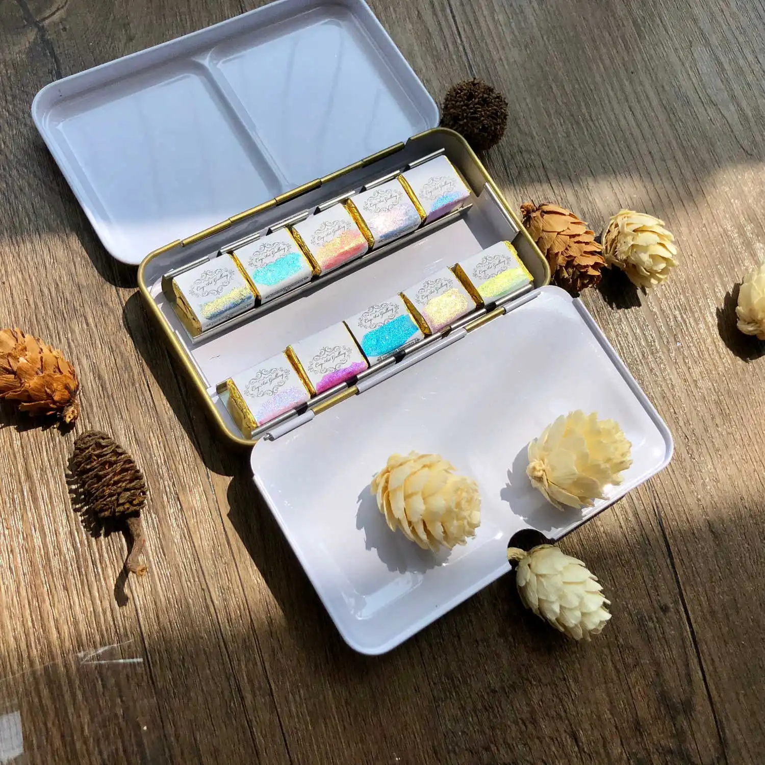 10 цветов перламутровый цвет сплошной воды с Стразы золотистые металлические