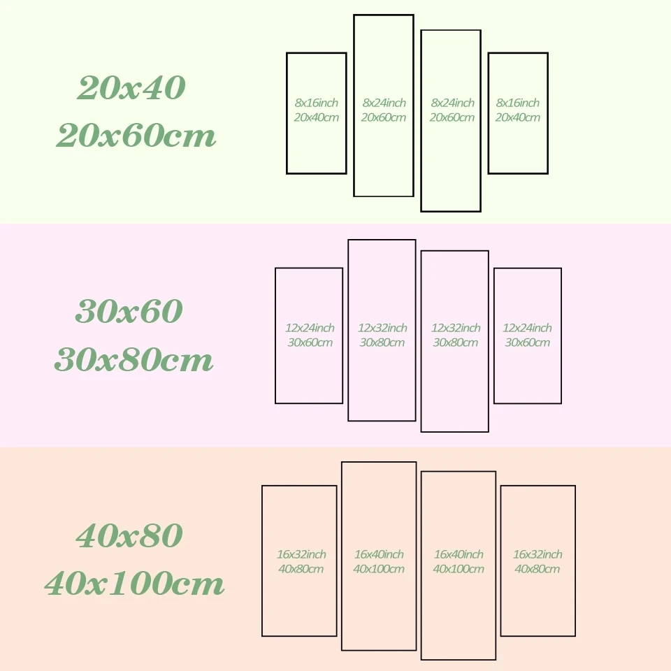 

Frameless Canvas Painting 4 Pieces The Water House Landscape Modern Picture Wall Art Home Decoration for Living Room Bedroom