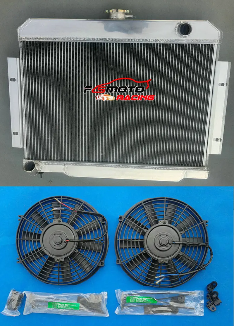 3-рядный алюминиевый радиатор + вентилятор для JEEP CJ CJ5/CJ6/CJ7 3 8-5.0L 1972-1986 MT Руководство