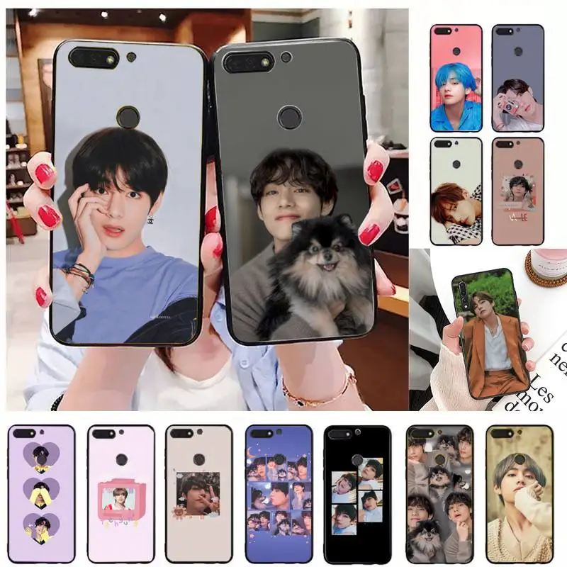

Kim Taehyung Phone Case For Huawei Honor 7A 7C ru 5.7 8 8x 9 10 20lite 10i 20i Honor Play 6.3