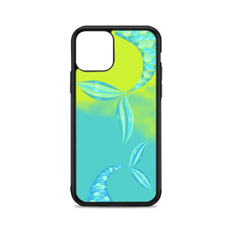 

Fish tail Phone Case for iPhone 12 mini 11 pro XS Max X XR 6 7 8 plus SE20 High quality TPU silicon and Hard plastic cover