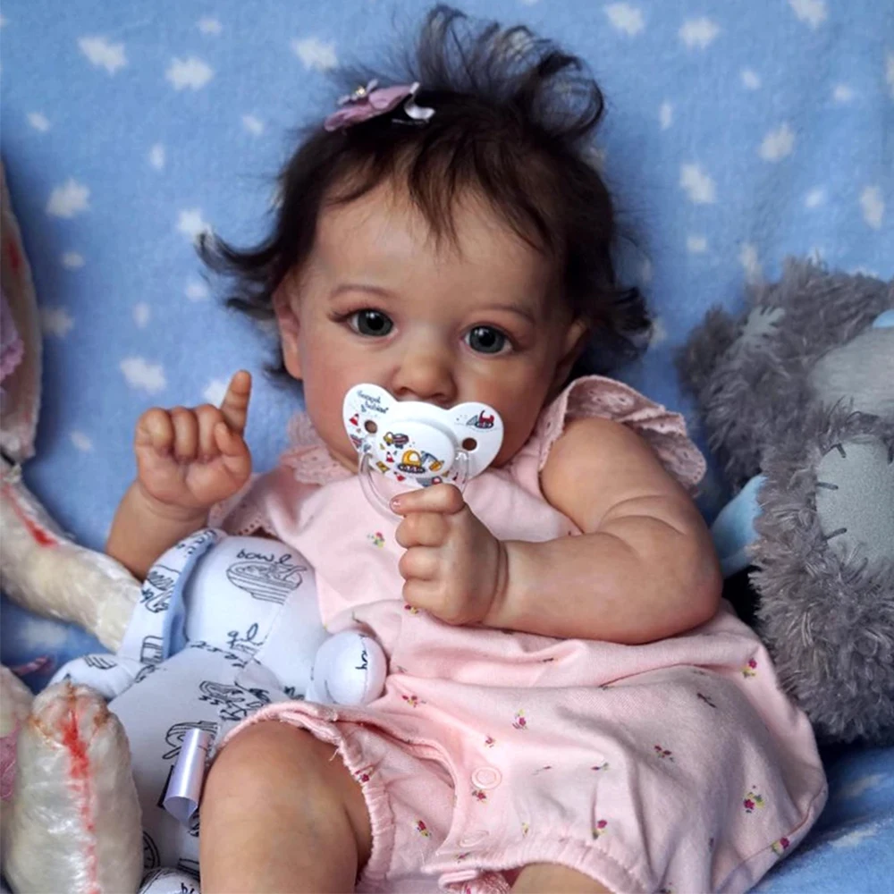 2" ручной работы Boneca Reborn Baby Doll полностью силиконовая кукла для тела Рисунок Виктории So TRUE девочка ребенок bebe кукла игрушка силикон