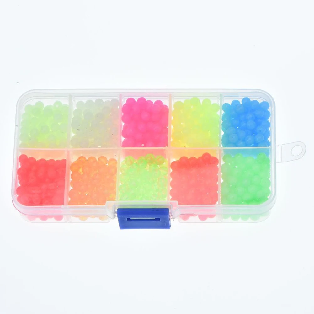 Рыболовные светящиеся бусины твердая пластиковая овальная лодка и пляжная