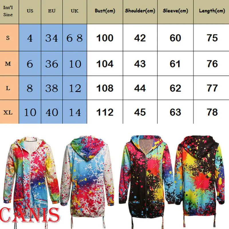 Женская толстовка с капюшоном и длинным рукавом куртка-парка верхняя одежда |