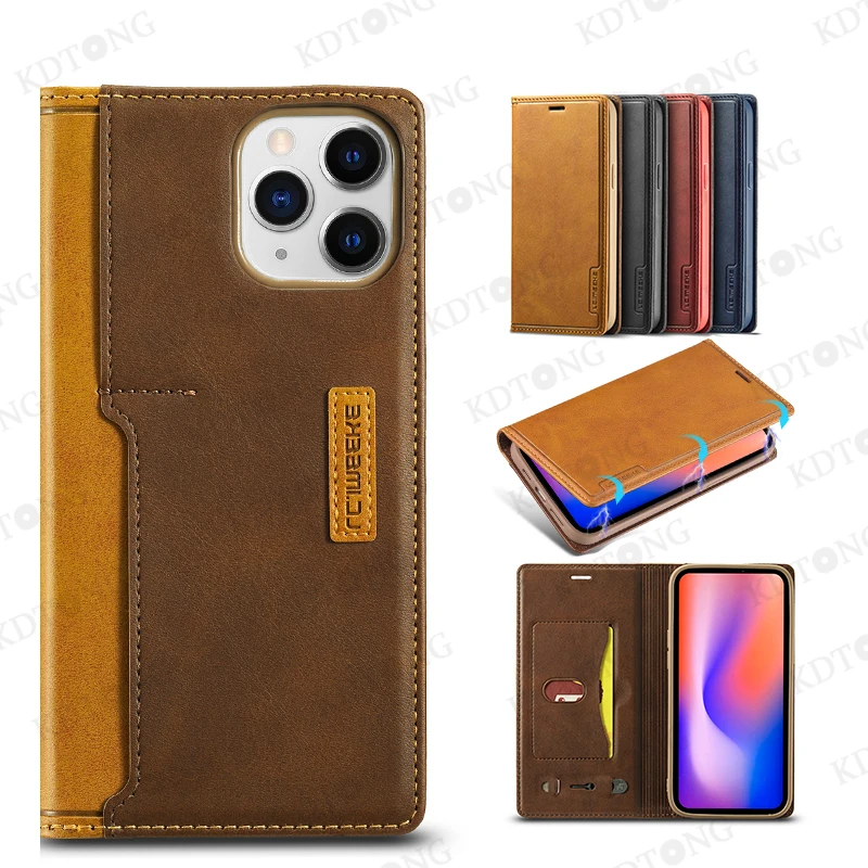 

Fashion Ultra Thin Card Slot Flip Case For Apple iPhone 12 11 XS PRO MAX SE 2020 Mini X XR 8 7 6 6S Plus Wallet Magnetic Cover