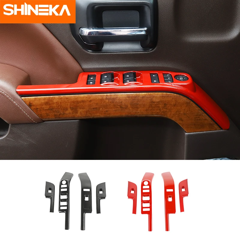 SHINEKA аксессуары для интерьера автомобиля окно Лифт панель Переключатель Кнопка