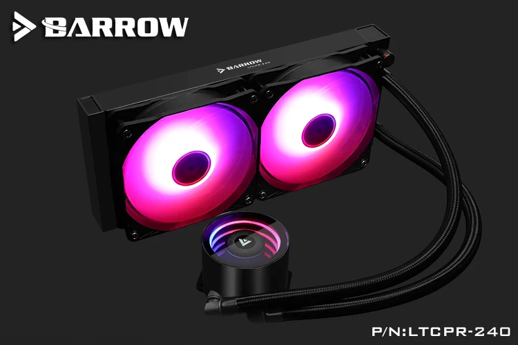Barrow ARGB 5V ослепляющий 240 CPU интегрированный радиатор водяного охлаждения для
