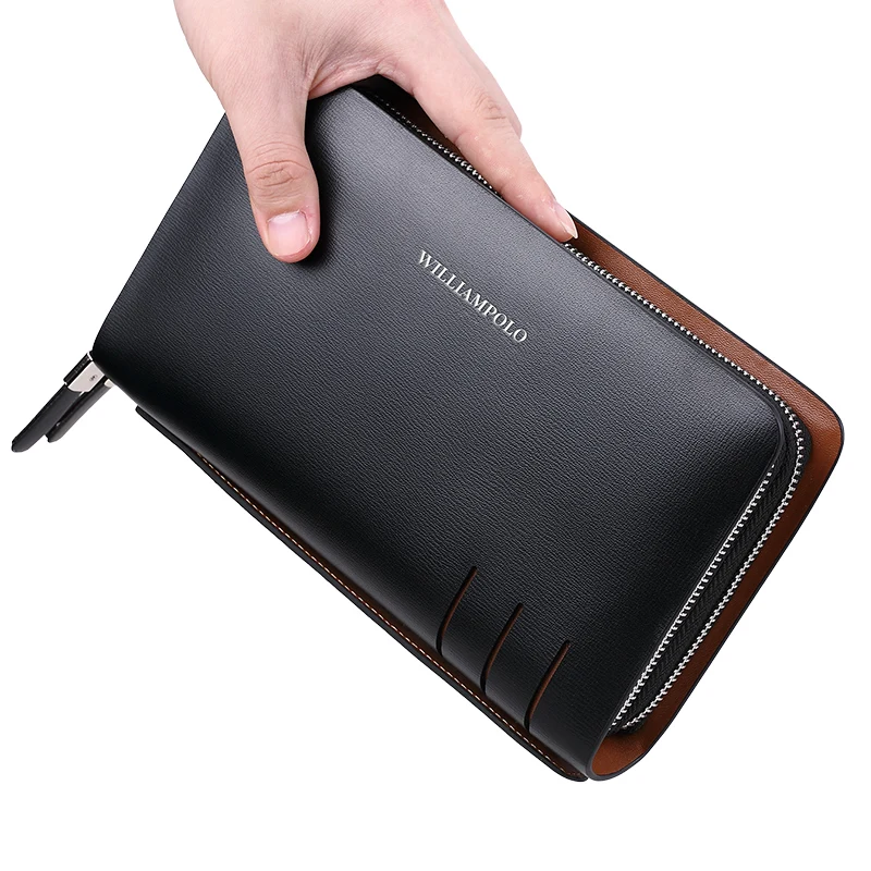 Кошелек WILLIAMPOLO мужской из натуральной кожи вместительный PL179 | Багаж и сумки