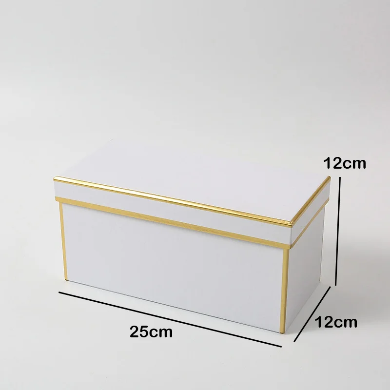 Квадратная коробка для хранения сюрпризов с крышкой букет цветов упаковочная