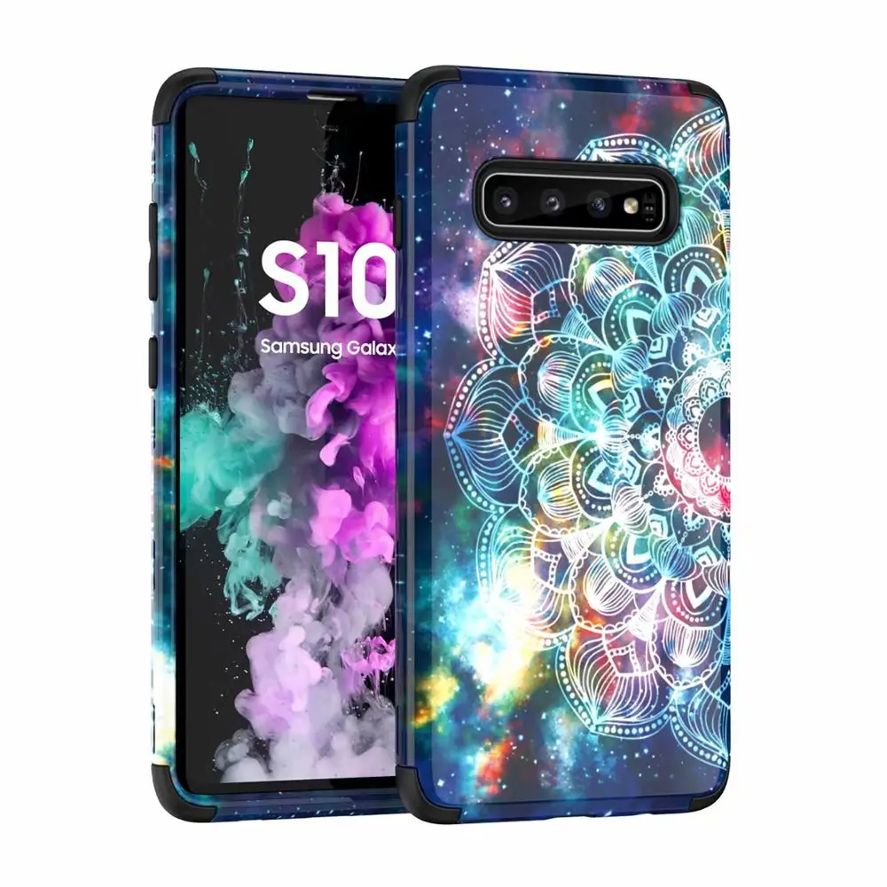 Samsung S10 Plus Чехол для телефона с узором для iPhone 11 Pro X Xr Xs Max 8 7 Plus силиконовый чехол жесткий чехол для samsung Galaxy Note 10 10+ 9 8 S10 Plus - Цвет: Samsung S10 Plus