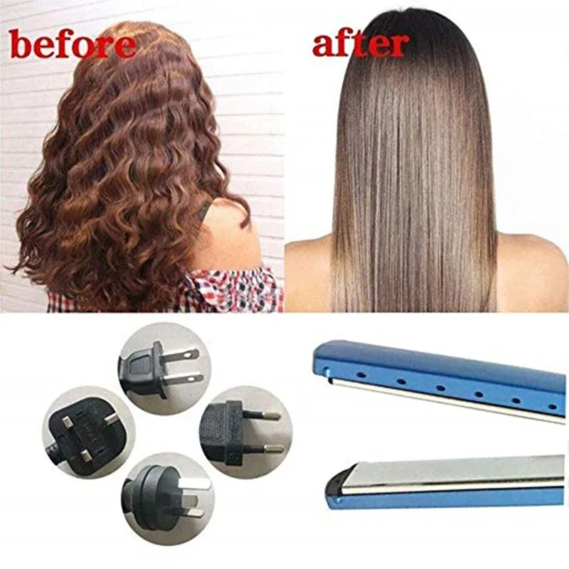 

Professional Hair Straightener&Curler Brush Set Fast Heat Hair Straightener Flat Iron Magic Curling Iron Salon Hair Styling Tool