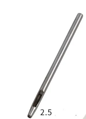 1pcs HOLE PUNCH Заклепки с двумя головками, инструмент для установки, заклепка с щелчком, инструмент для ручного инструмента, стальное острие, шпильки для кожаного ремесла, обувь для одежды, сделай сам - Цвет: 1pcs HOLE PUNCH