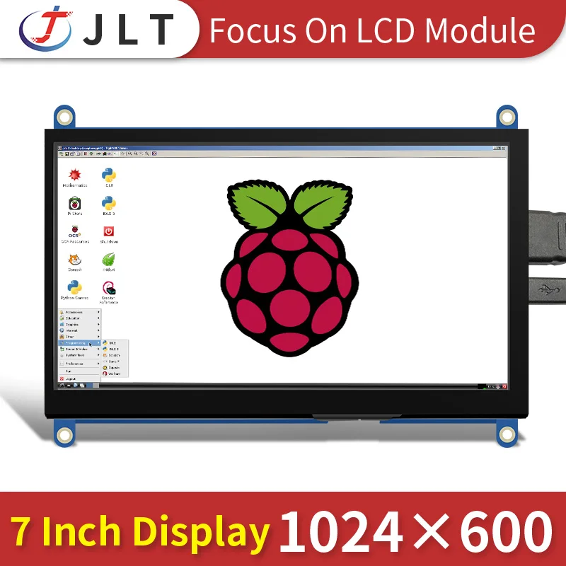 Оптовая продажа с фабрики 7 дюймов ЖК дисплей модуль 1024*600 IPS компьютеры raspberry pi