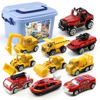 fire truck toy car storage metal engineering vehicle fall resistant dump truck toy car tank excavator juguetes models dg50tc