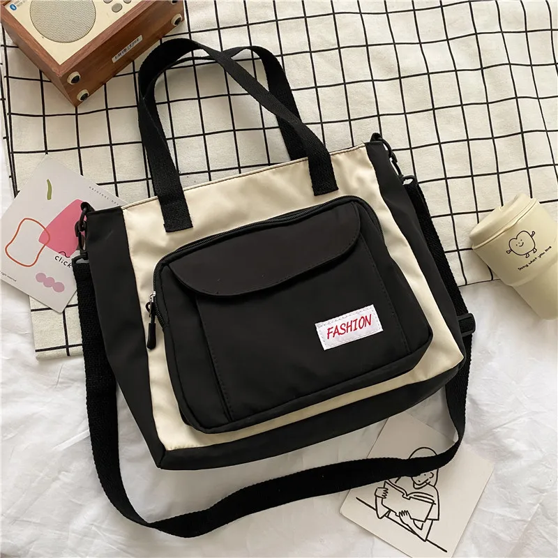 

Korean Fashion Collage Student Tote Bag Women Nylon Bag New Crossbody Bags Women Shoulder Bag Ladies Hand Bags Shoulder Bag Sac