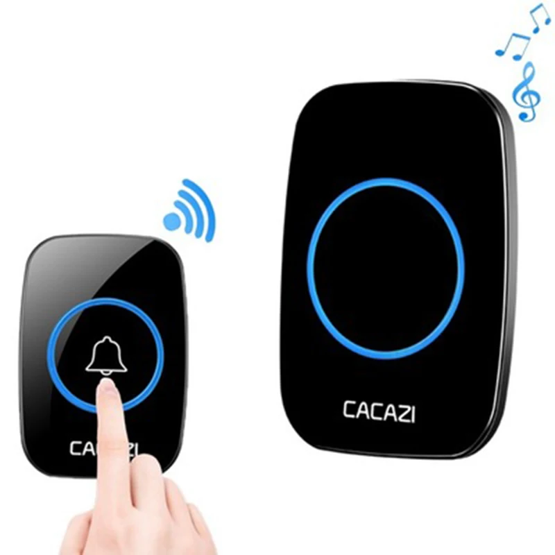 

Home Wireless Doorbell Long Distance Remote Control Music Doorbell Elderly Caller Intelligent Doorbell Waterproof