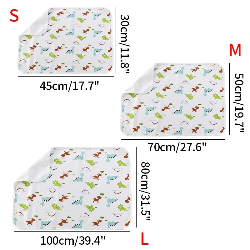 

Reusable Baby Changing Mats Cover Change Diaper Nappy Liners Pad Portable Foldable Washable Mattress Diaper for Newborn