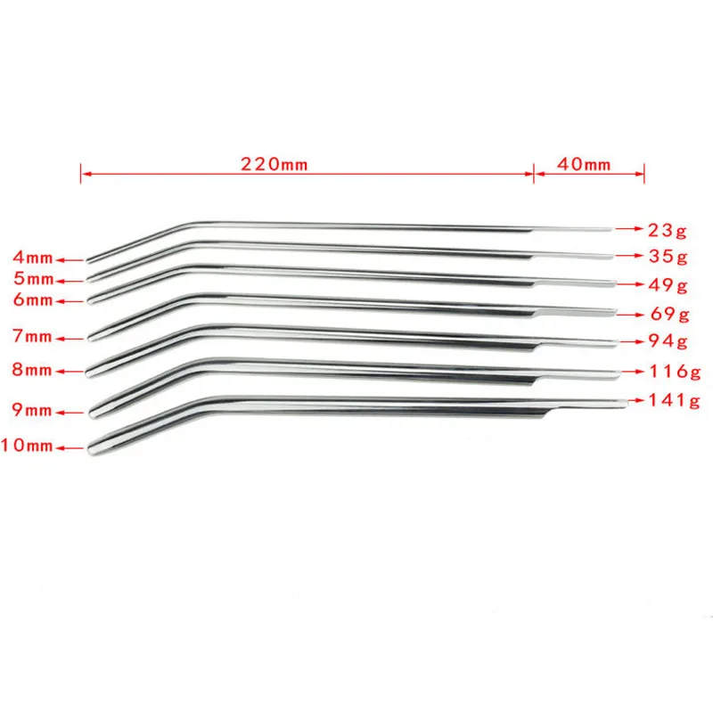 Новинка 304 Мужской уретральный расширитель члена из нержавеющей стали конский