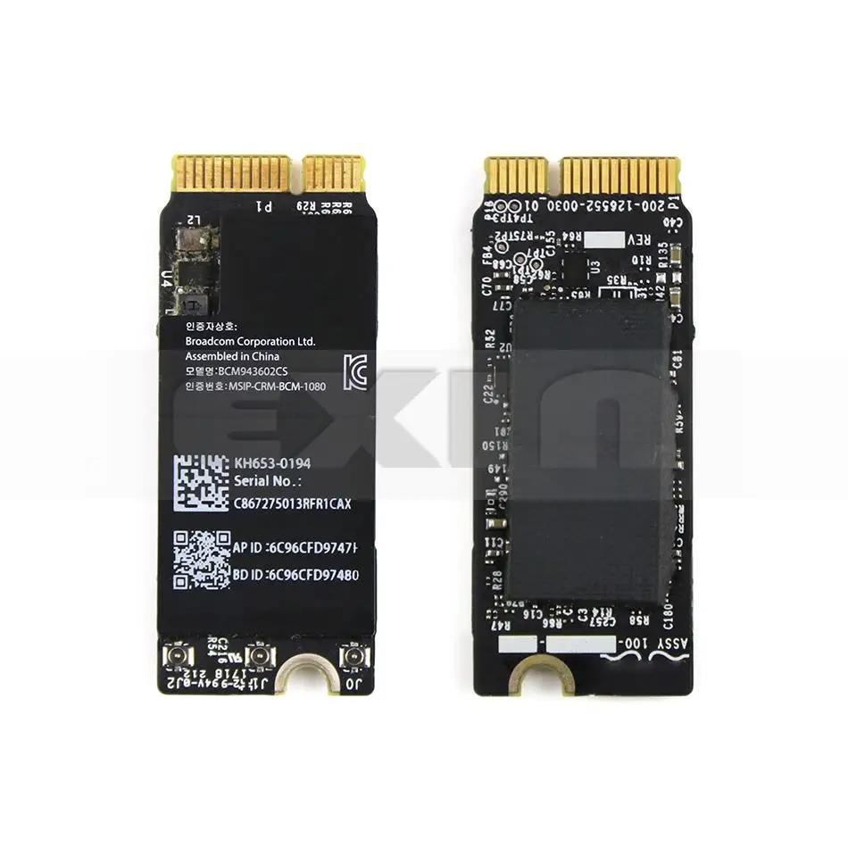 Wi-Fi адаптер Broadcom BCM943602CS 1750 Мбит/с 802.11AC Bluetooth 4 0 BCM43602CS A1425 A1502 A1398 | Компьютеры и офис