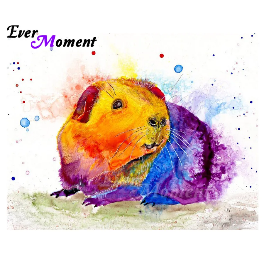 Алмазная живопись с цветным хомяка 5D своими руками картина Стразы алмазная