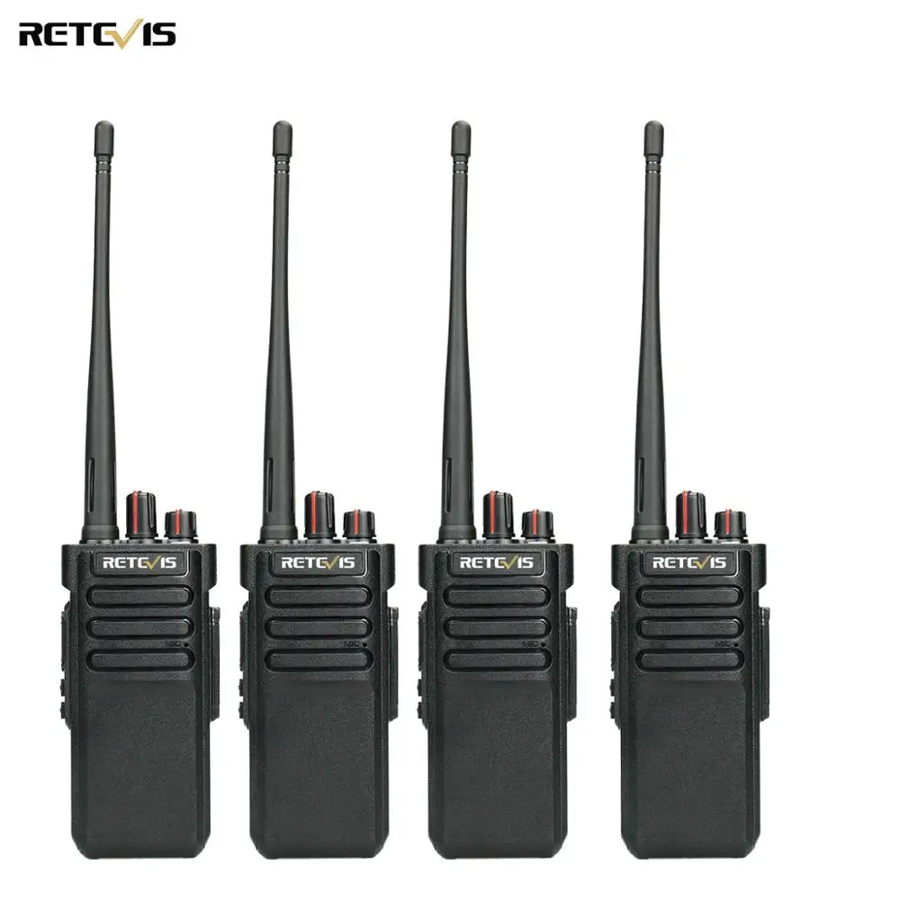 4 шт. RETEVIS RT29 Walkie Talkie мощный удобный UHF(или VHF) IP67 водонепроницаемый(опционально) двухстороннее радио Comunicador+ наушники